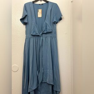 Casual blue dress
